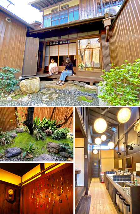 京都ゲストハウス木音となりの外観・お部屋・お庭などの写真です。